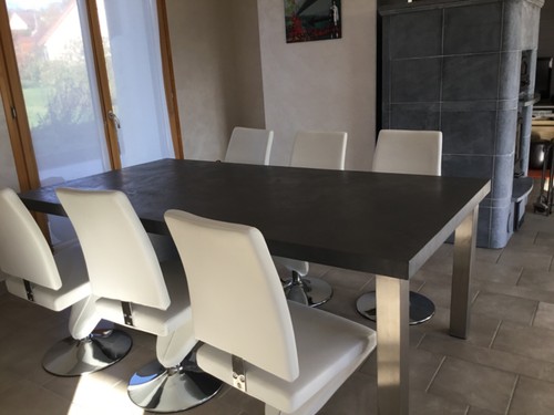 Table beton cire - en,