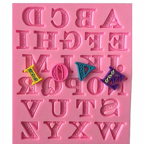 Moule silicone lettres - moule, de