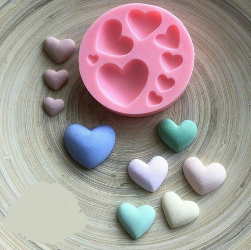 Moule silicone coeurs pour - moule, 8