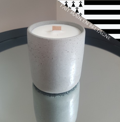 Bougie béton cire - béton,,